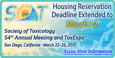 HJC黄金城平台将参加美国第54届毒理协会年度会议及展览会