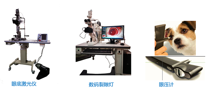 眼底激光仪、数码裂隙灯、眼压计