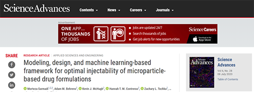 近日麻省理工大学的研究人员开发出一种计算模型，可以帮助改善注射类微粒制剂的可注射性并防止堵塞。
