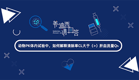 动物PK体内试验中，如何解释清除率CL大于肝血流量Qh