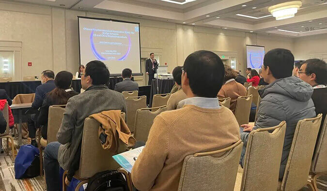 精彩回顾 | HJC黄金城平台圣诞前夕参展美国华人生物医药科技协会年会