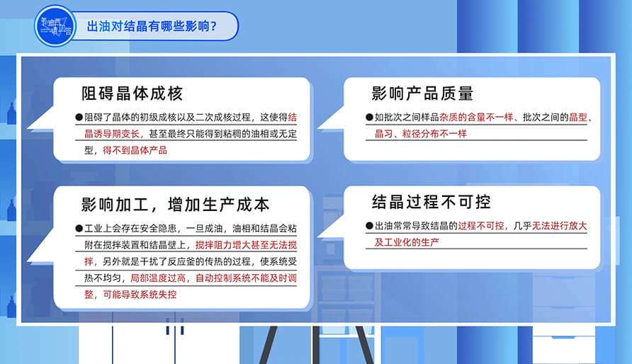 出油对结晶有哪些影响？